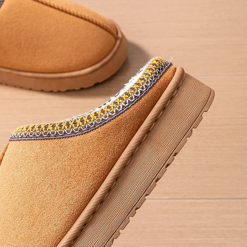 Indulge in Cozy Luxury with Our Women's Plush Slippers - Perfect Warmth and Style for Winter Indoors and Outdoors